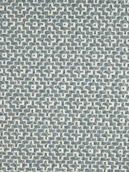 Sanderson Linden Made to Measure Curtains or Roman Blind, Wedgwood/Ivory, Wedgwood/Ivory