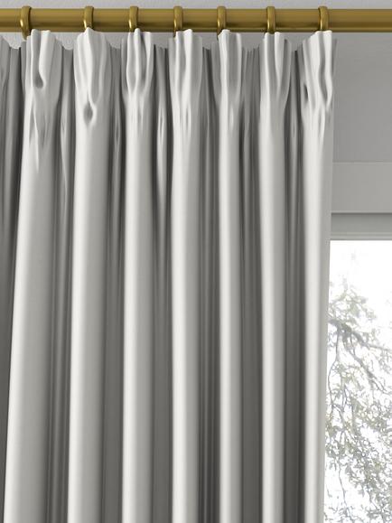 Designers Guild Mirissa Made to Measure Curtains or Roman Blind, Alabaster - view 2, Alabaster