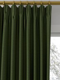 Designers Guild Mirissa Made to Measure Curtains or Roman Blind, Moss - view 2, Moss