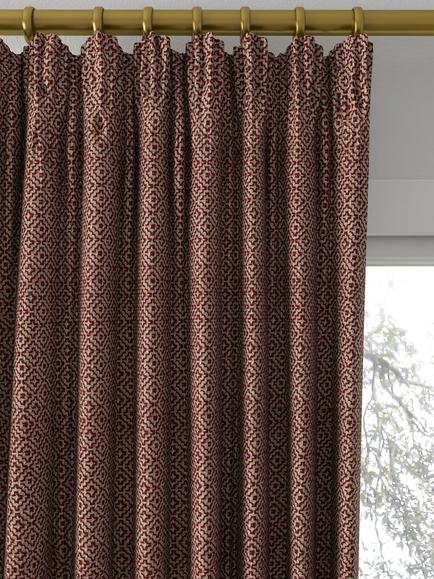 Sanderson Linden Made to Measure Curtains or Roman Blind, Russet - view 2, Russet
