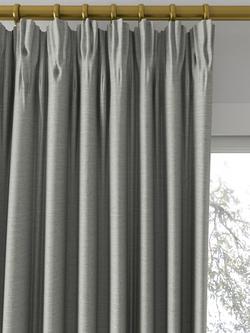 Designers Guild Mirissa Made to Measure Curtains or Roman Blind, Silver - view 2, Silver