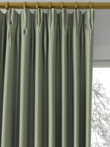 Designers Guild Mirissa Made to Measure Curtains or Roman Blind, Sage - view 2, Sage