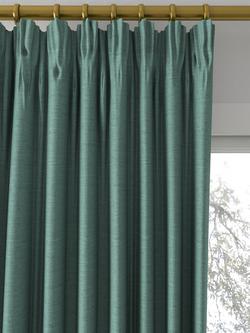 Designers Guild Mirissa Made to Measure Curtains or Roman Blind, Aqua - view 2, Aqua