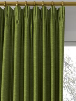 Designers Guild Mirissa Made to Measure Curtains or Roman Blind, Greengage - view 2, Greengage