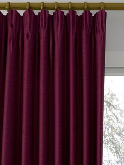 Designers Guild Mirissa Made to Measure Curtains or Roman Blind, Cassis - view 2, Cassis