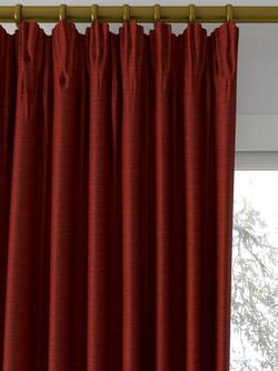 Designers Guild Mirissa Made to Measure Curtains or Roman Blind, Russet - view 2, Russet