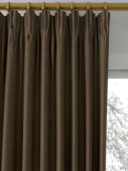 Designers Guild Mirissa Made to Measure Curtains or Roman Blind, Acorn - view 2, Acorn