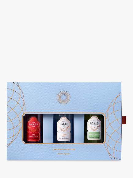 The Lakes Distillery Lakes Mini Gin, 3x 5cl, Multi
