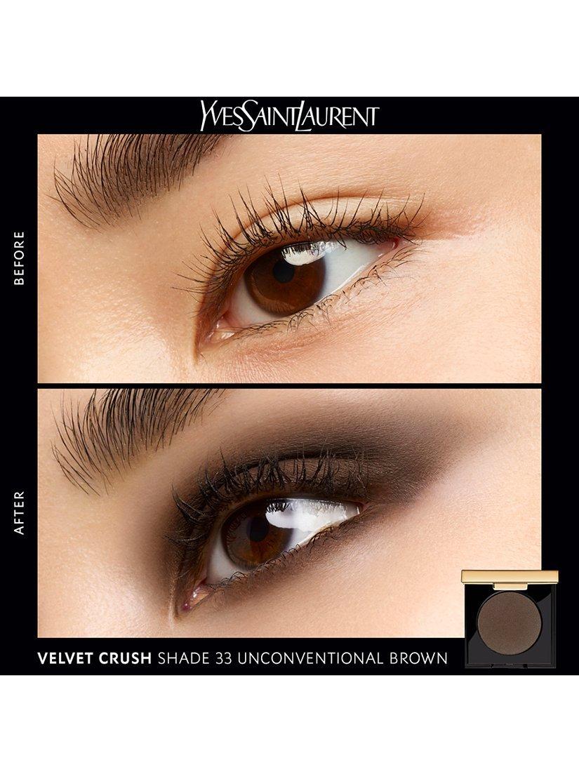 Product image 4 of 6, which shows Yves Saint Laurent Crush Mono Eyeshadow, 33 Unconventional Brown
