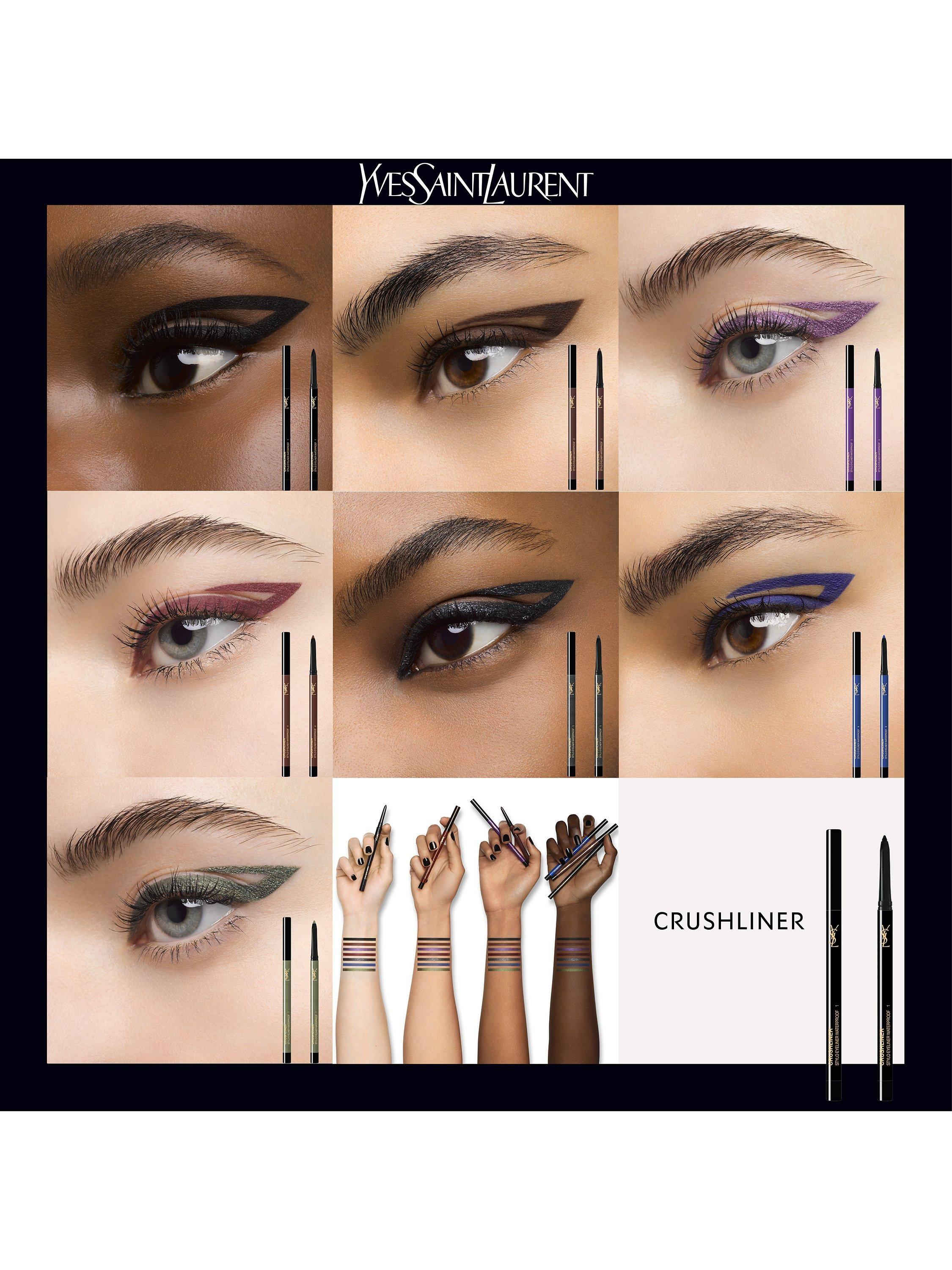 Product image 6 of 6, which shows Yves Saint Laurent Crushliner Waterproof Gel Eyeliner Pencil, 4 Bordeaux Audacieux
