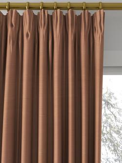 Designers Guild Chinon Made to Measure Curtains or Roman Blind, Coral - view 2, Coral