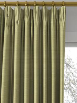 Designers Guild Chinon Made to Measure Curtains or Roman Blind, Pistachio - view 2, Pistachio