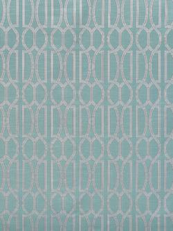 Prestigious Textiles Destiny Made to Measure Curtains or Roman Blind, Teal, Teal