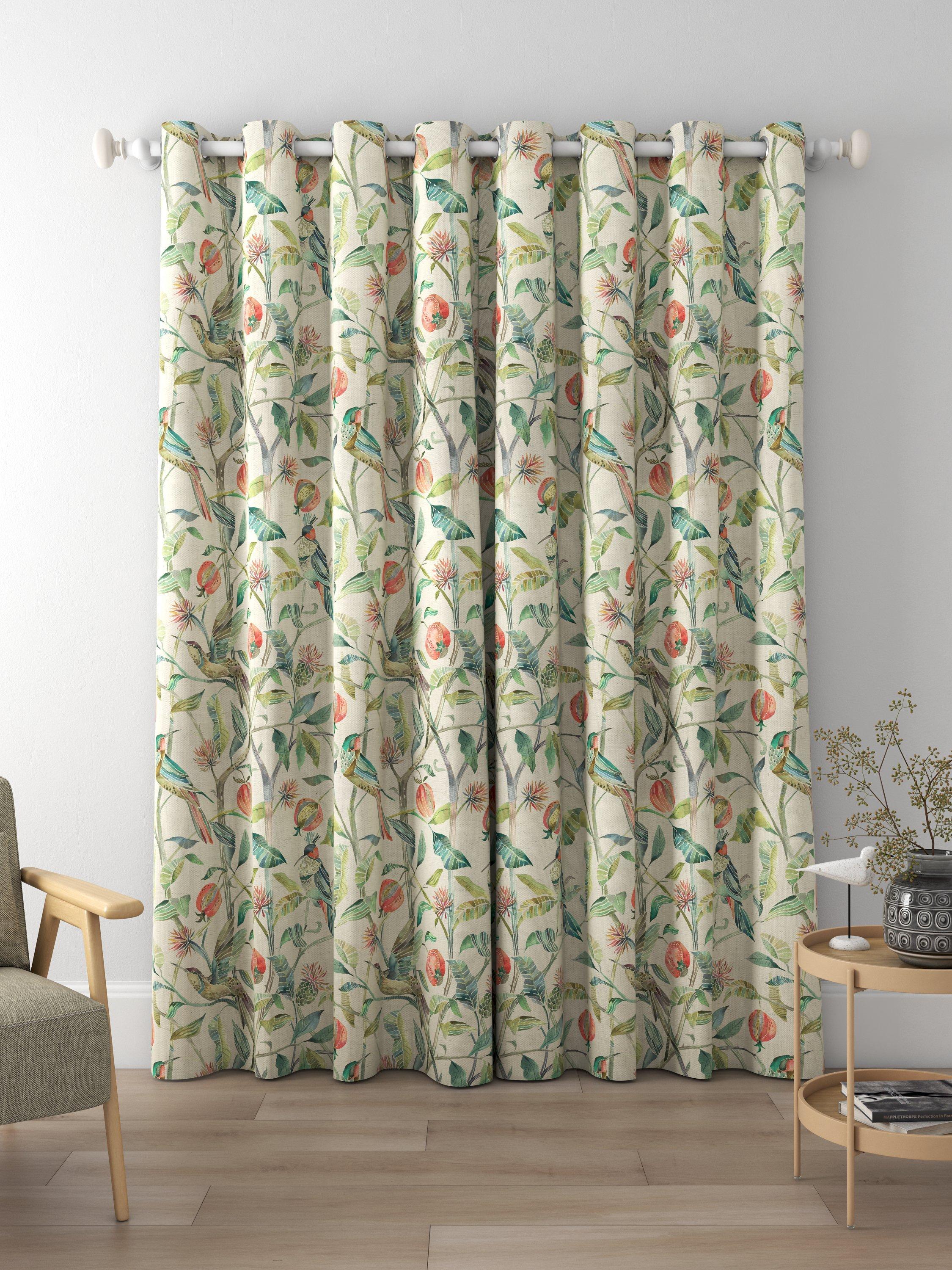 Voyage Colyford Made to Measure Curtains, Pomegranate