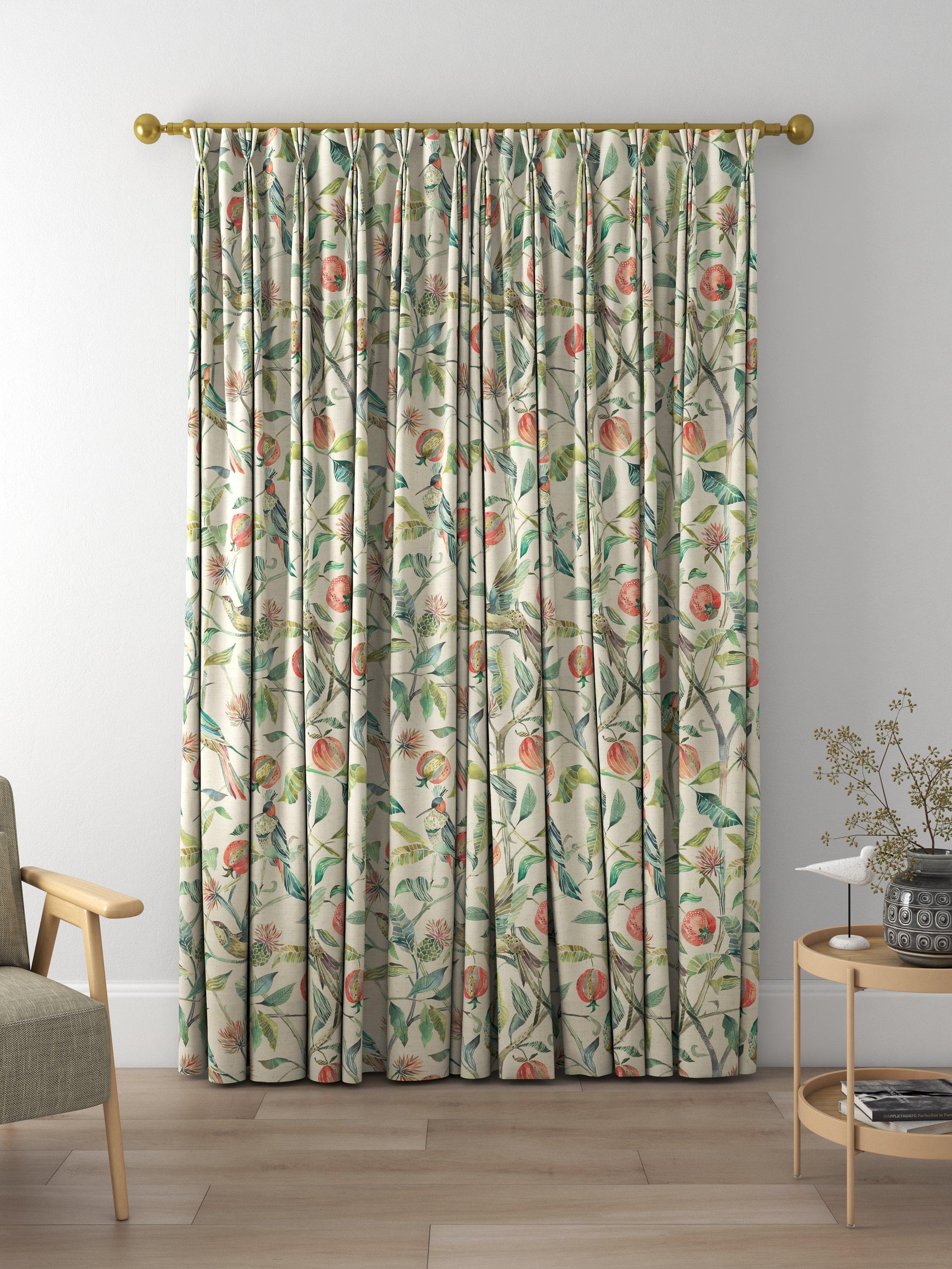 Voyage Colyford Made to Measure Curtains, Pomegranate