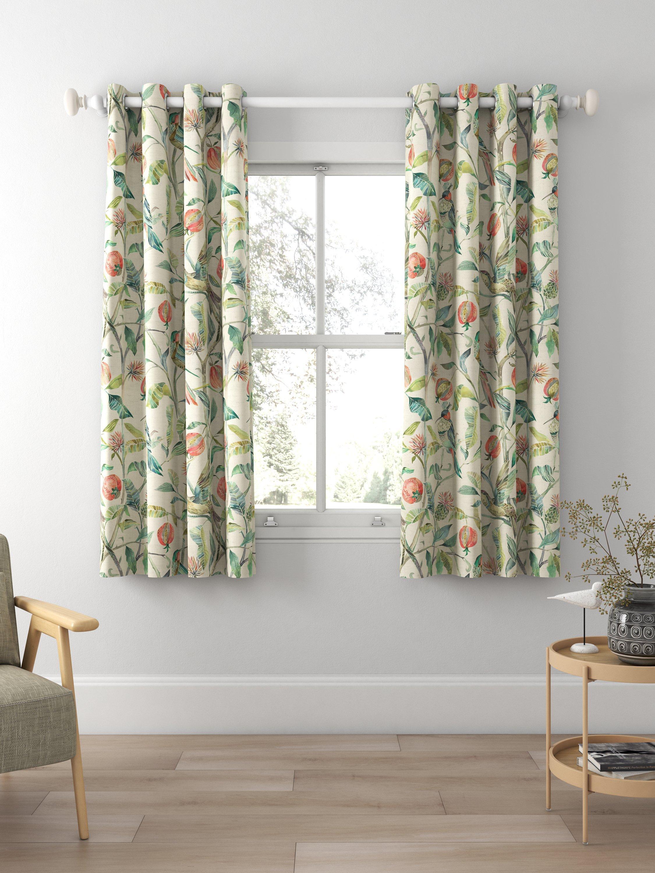 Voyage Colyford Made to Measure Curtains, Pomegranate