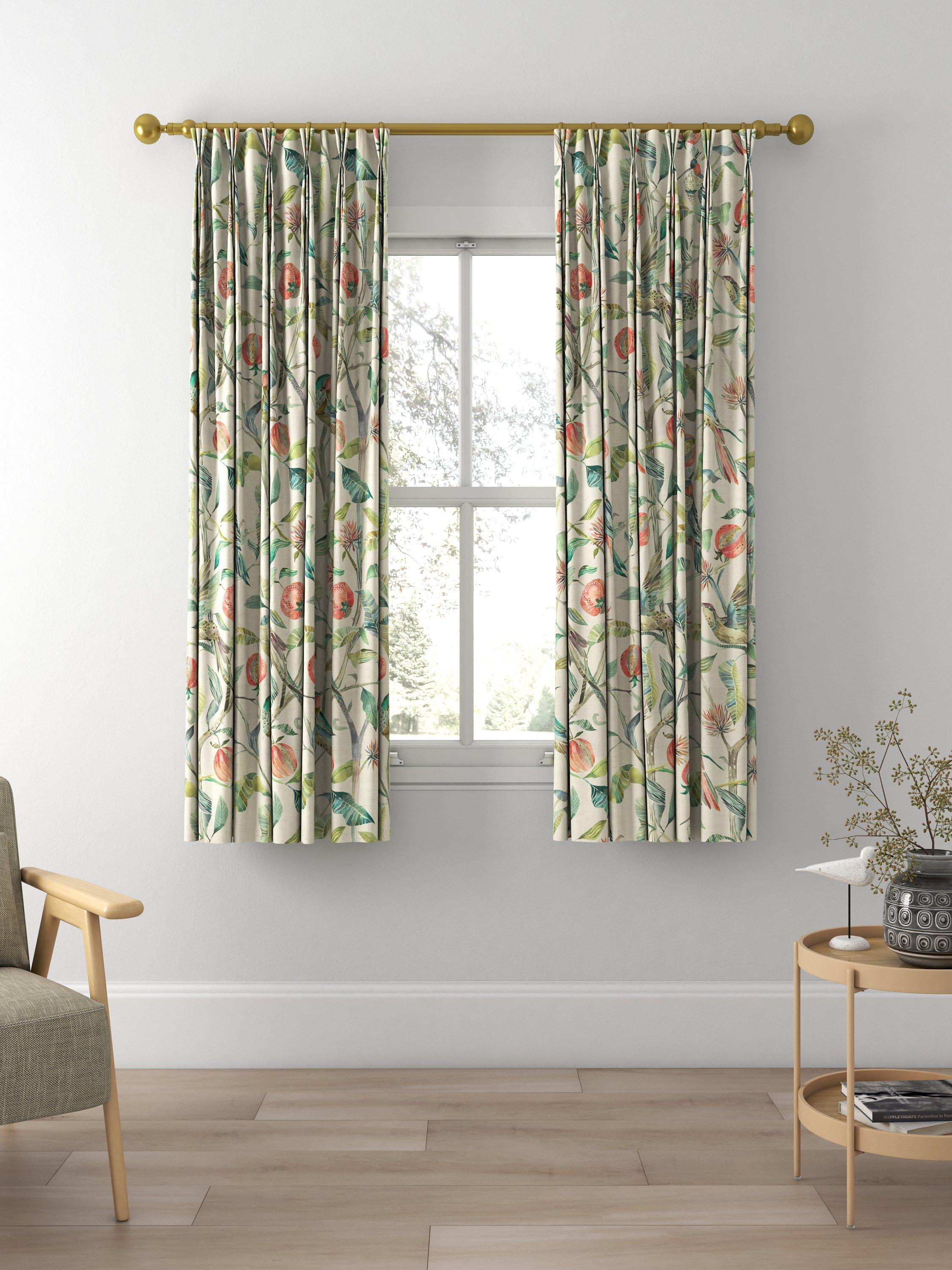 Voyage Colyford Made to Measure Curtains, Pomegranate