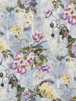 Designers Guild Delft Flower Made to Measure Curtains or Roman Blind, Sky, Sky