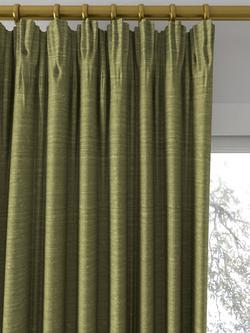 Designers Guild Chinon Made to Measure Curtains or Roman Blind, Olive - view 2, Olive