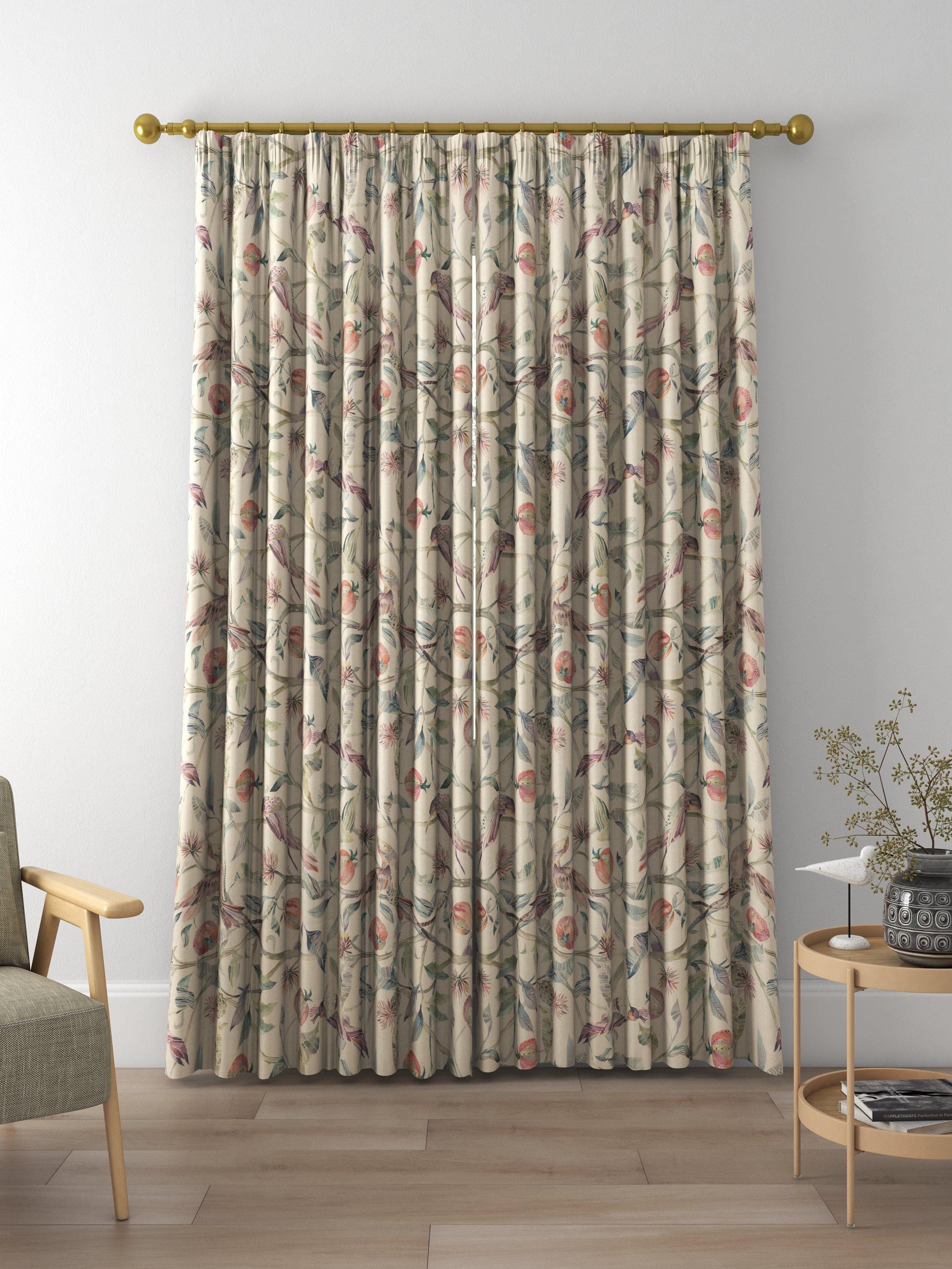 Voyage Colyford Made to Measure Curtains, Loganberry