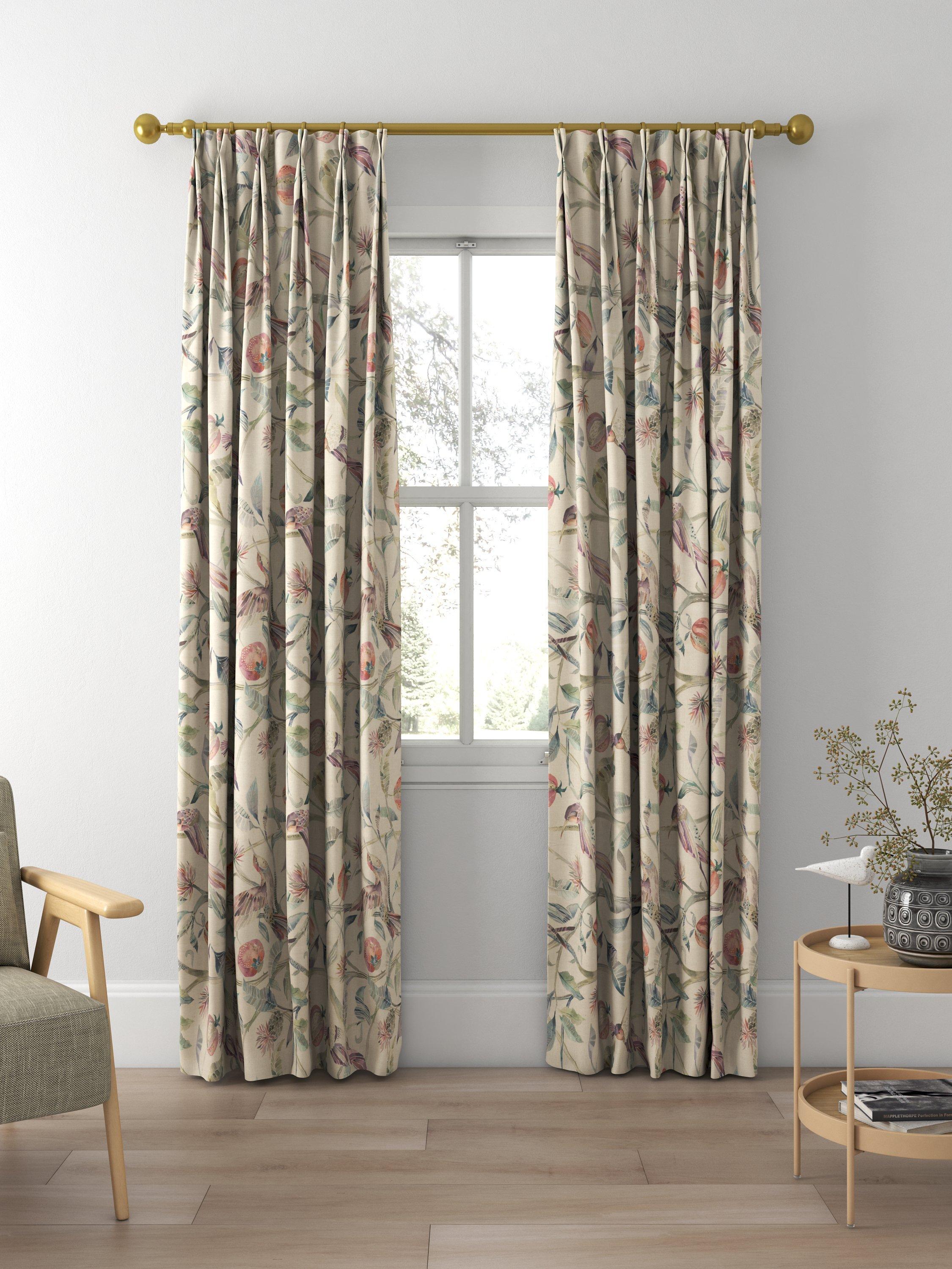 Voyage Colyford Made to Measure Curtains, Loganberry