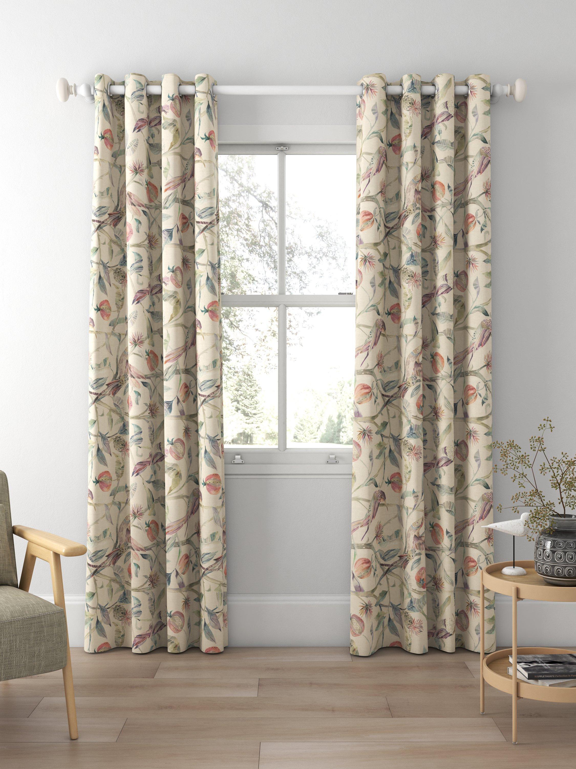 Voyage Colyford Made to Measure Curtains, Loganberry