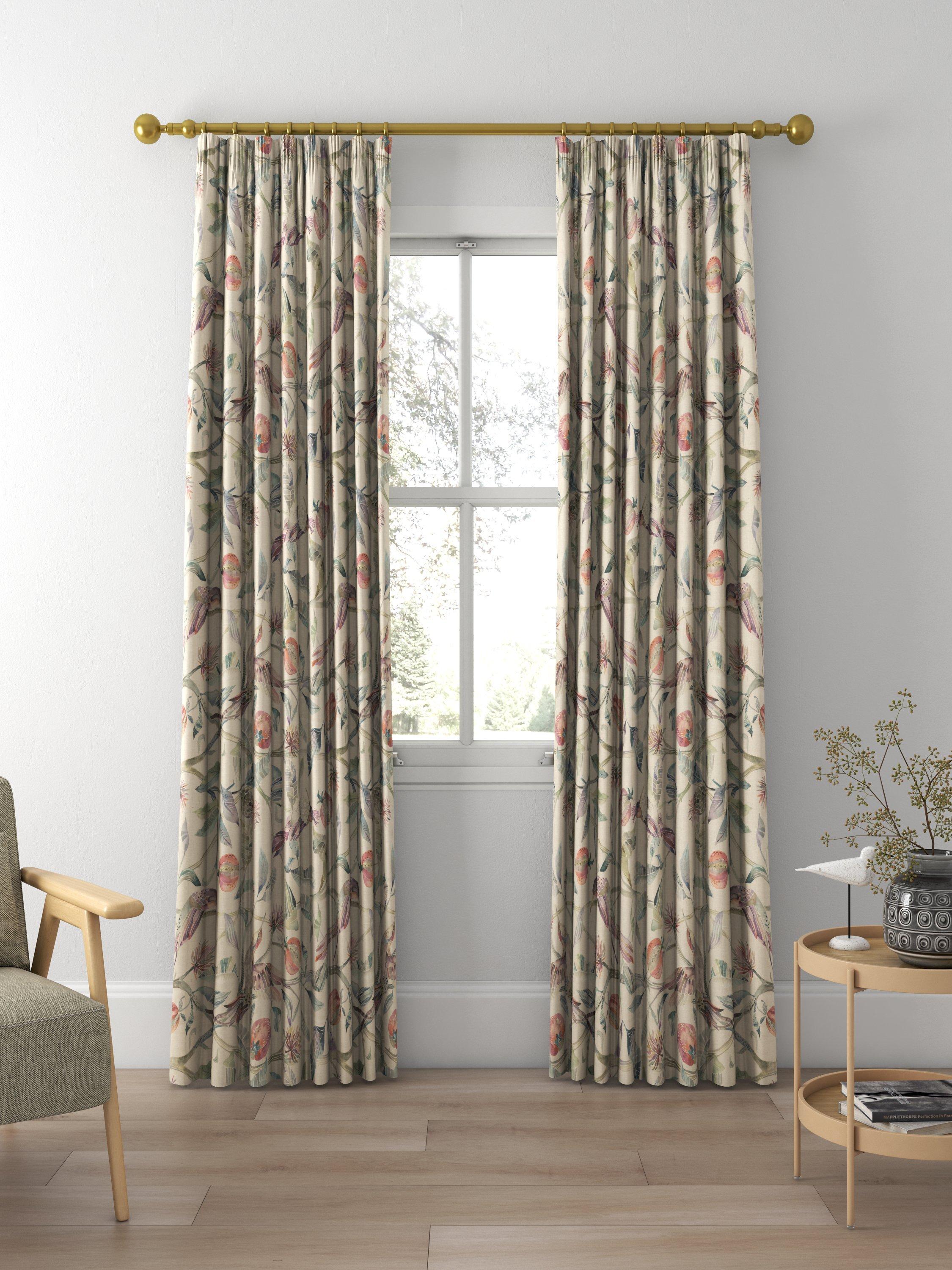 Voyage Colyford Made to Measure Curtains, Loganberry