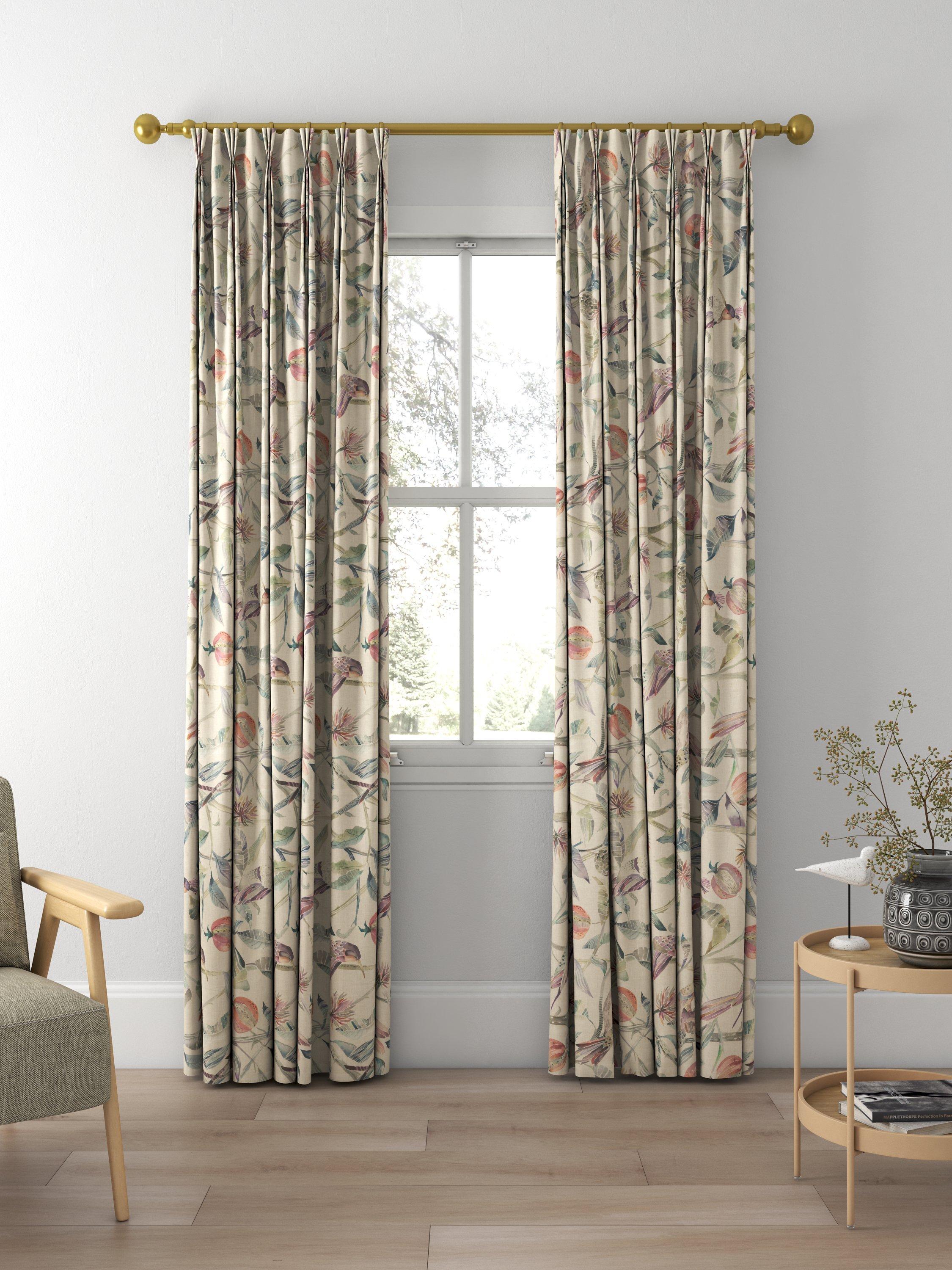 Voyage Colyford Made to Measure Curtains, Loganberry