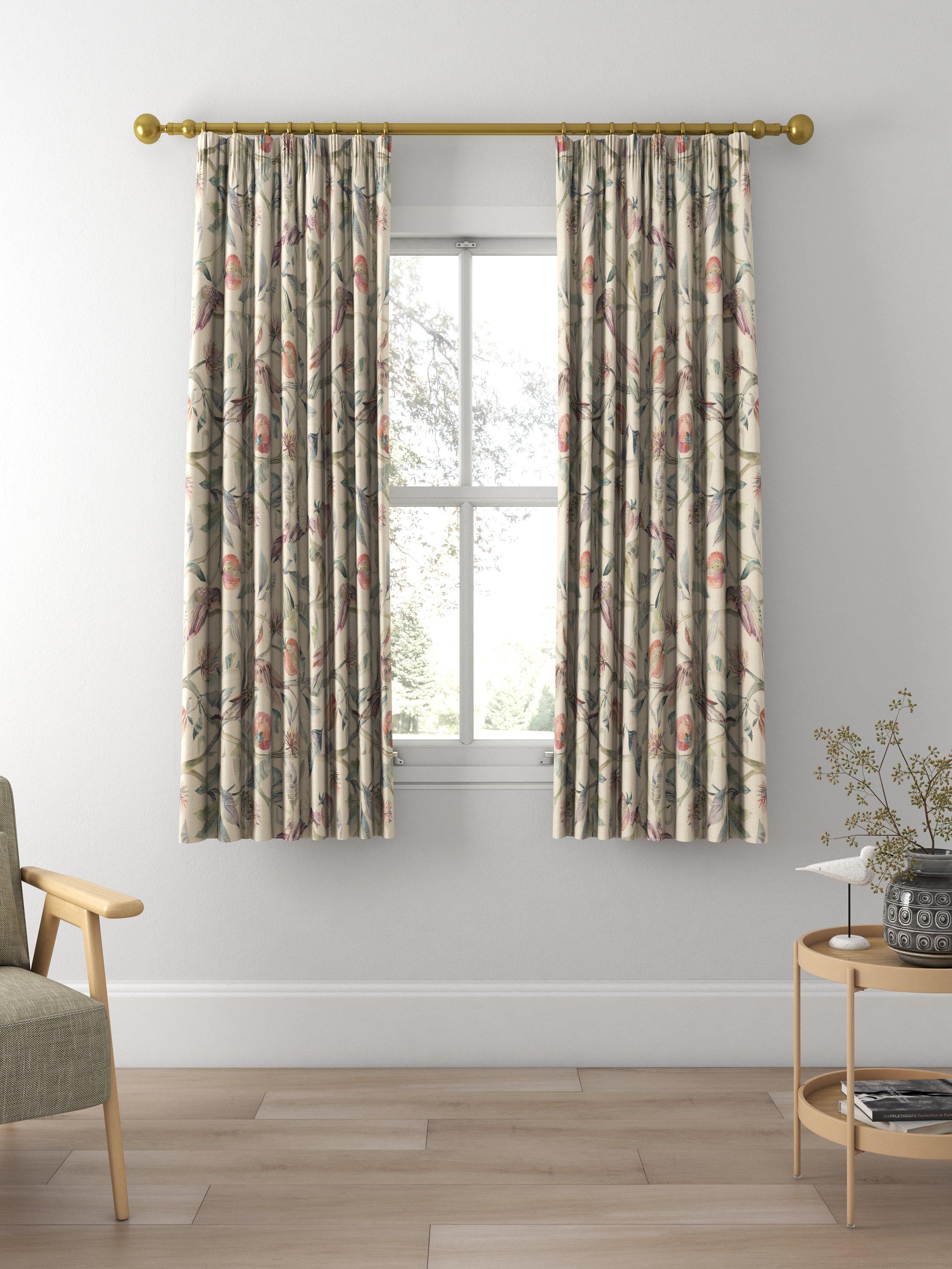 Voyage Colyford Made to Measure Curtains, Loganberry