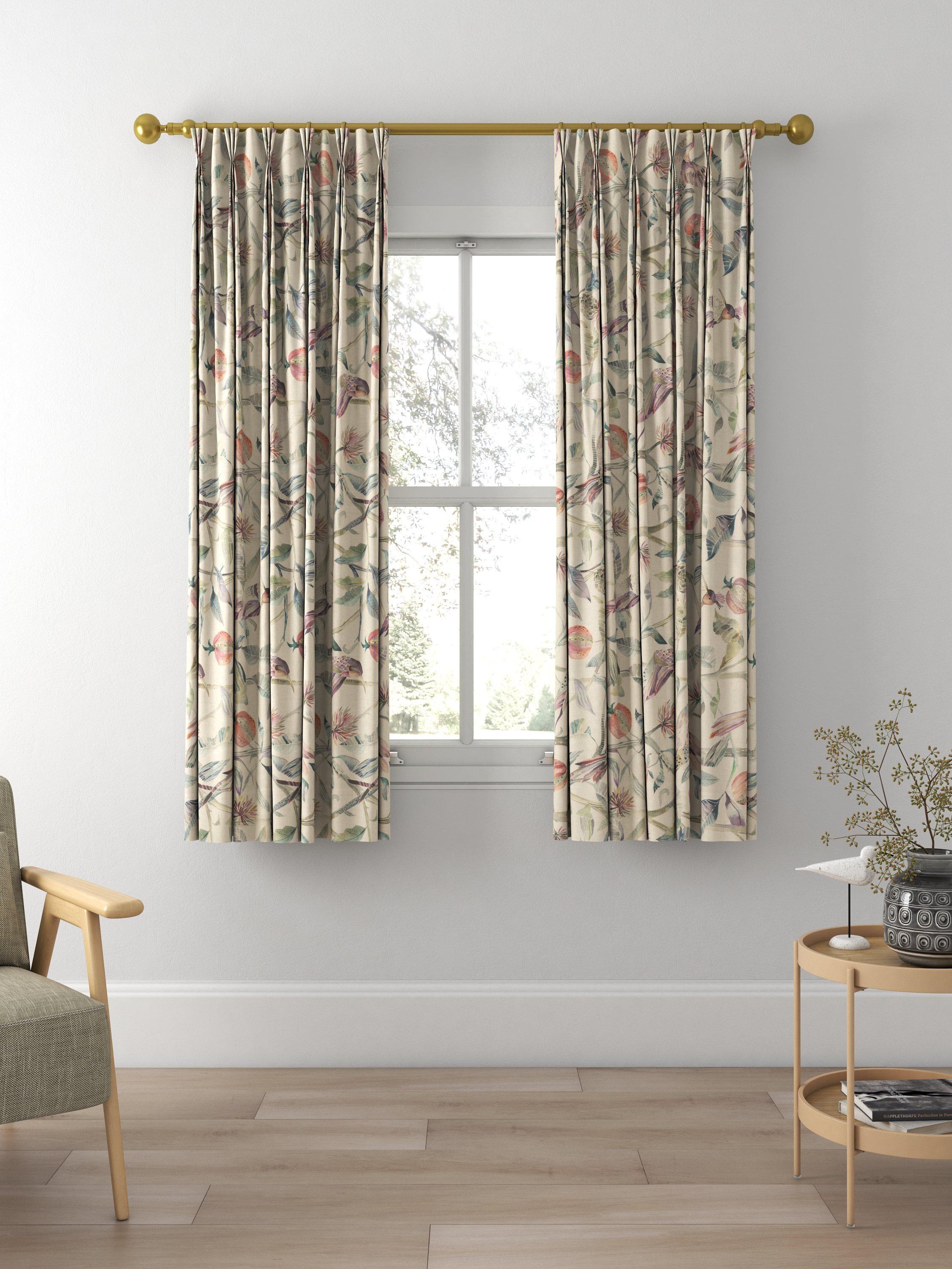 Voyage Colyford Made to Measure Curtains, Loganberry