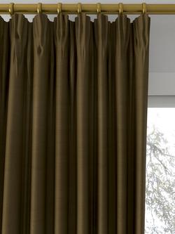 Designers Guild Chinon Made to Measure Curtains or Roman Blind, Cocoa - view 2, Cocoa