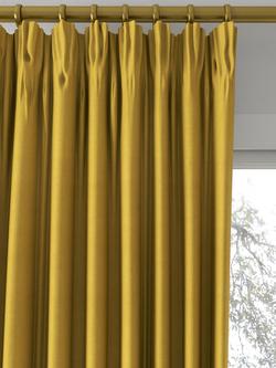 Designers Guild Brera Lino Made to Measure Curtains or Roman Blind, Ochre - view 2, Ochre