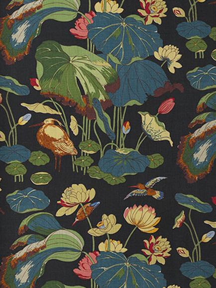 GP & J Baker Nympheus Made to Measure Curtains or Roman Blind, Teal/Green, Teal/Green