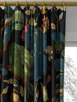 GP & J Baker Nympheus Made to Measure Curtains or Roman Blind, Teal/Green - view 2, Teal/Green