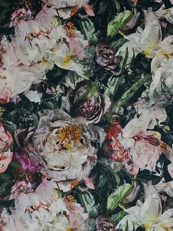 Designers Guild Fleur de Nuit Made to Measure Curtains or Roman Blind, Noir, Noir