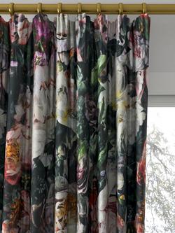 Designers Guild Fleur de Nuit Made to Measure Curtains or Roman Blind, Noir - view 2, Noir