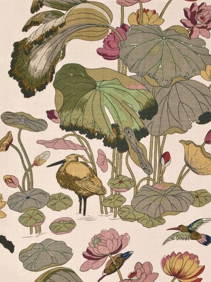 GP & J Baker Nympheus Made to Measure Curtains or Roman Blind, Biscuit/Taupe, Biscuit/Taupe