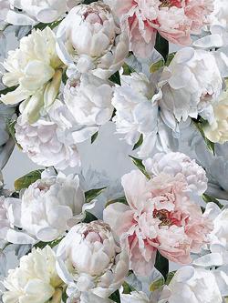 Designers Guild Peonia Grande Made to Measure Curtains or Roman Blind, Zinc, Zinc