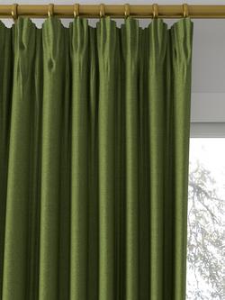 Designers Guild Brera Lino Made to Measure Curtains or Roman Blind, Forest - view 2, Forest