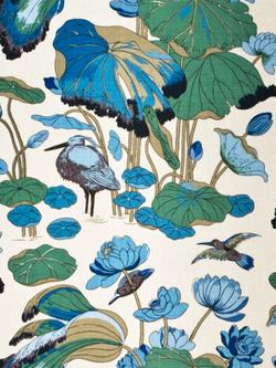 GP & J Baker Nympheus Made to Measure Curtains or Roman Blind, Aqua/Teal, Aqua/Teal