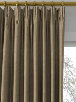 Designers Guild Brera Lino Made to Measure Curtains or Roman Blind, Moleskin - view 2, Moleskin