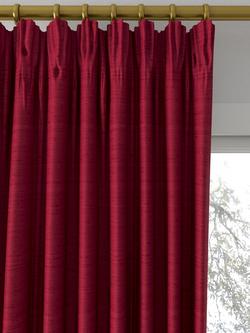 Designers Guild Chinon Made to Measure Curtains or Roman Blind, Rouge - view 2, Rouge