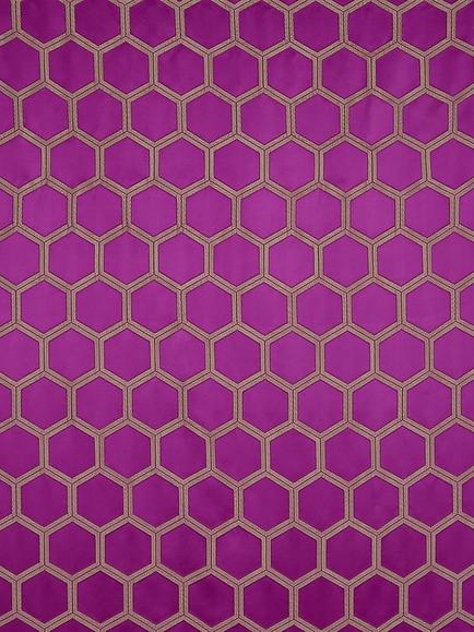 Designers Guild Zardozi Made to Measure Curtains or Roman Blind, Magenta, Magenta