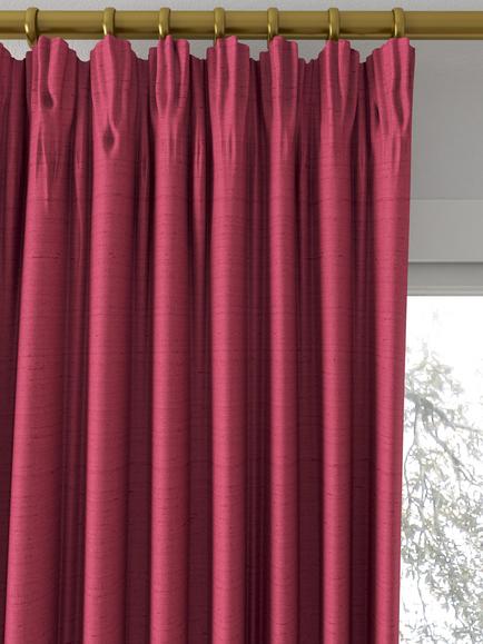 Designers Guild Chinon Made to Measure Curtains or Roman Blind, Blush - view 2, Blush