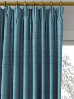 Designers Guild Chinon Made to Measure Curtains or Roman Blind, Ocean - view 2, Ocean