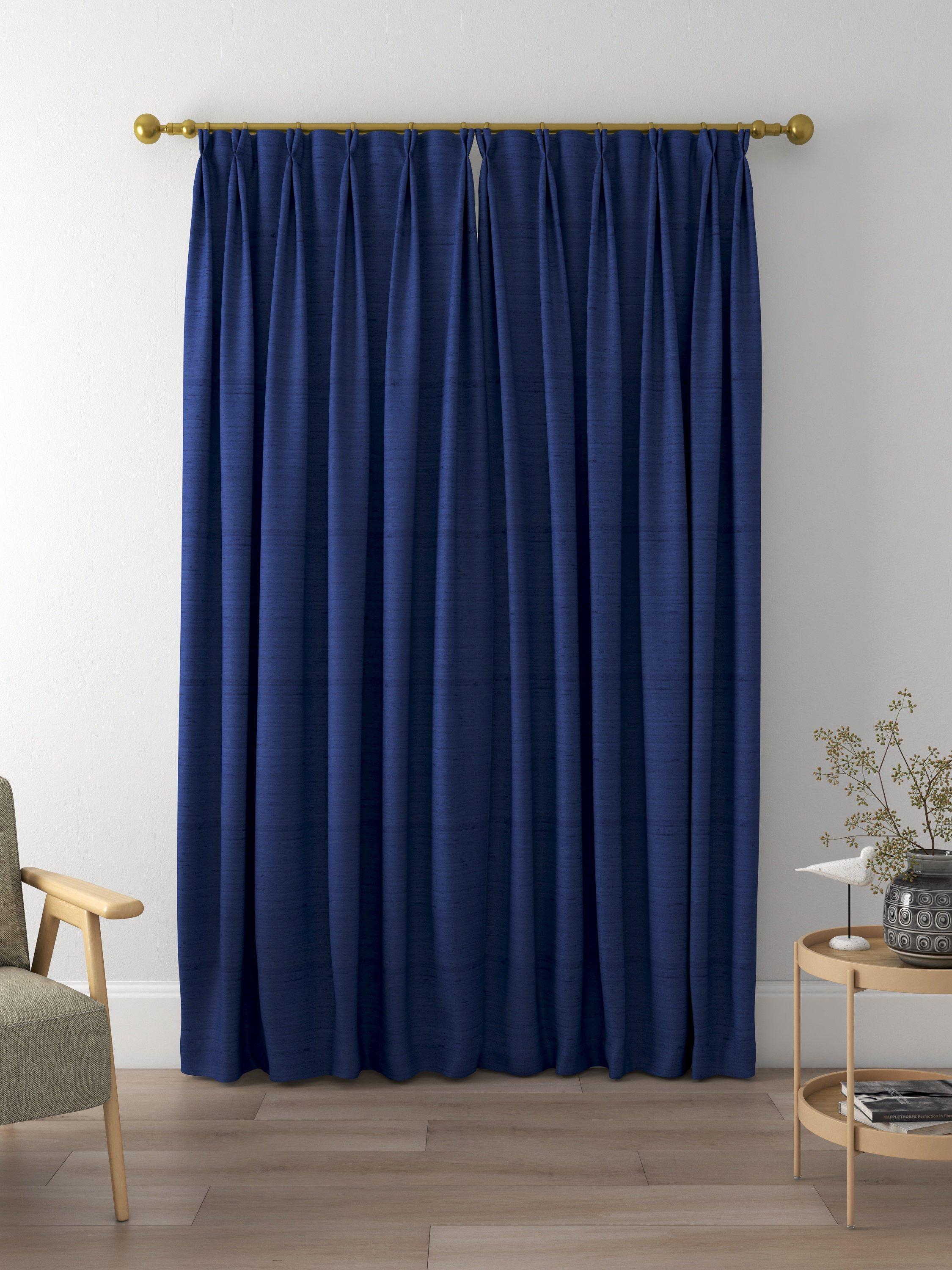 Designers Guild Chinon Made to Measure Curtains, Ink