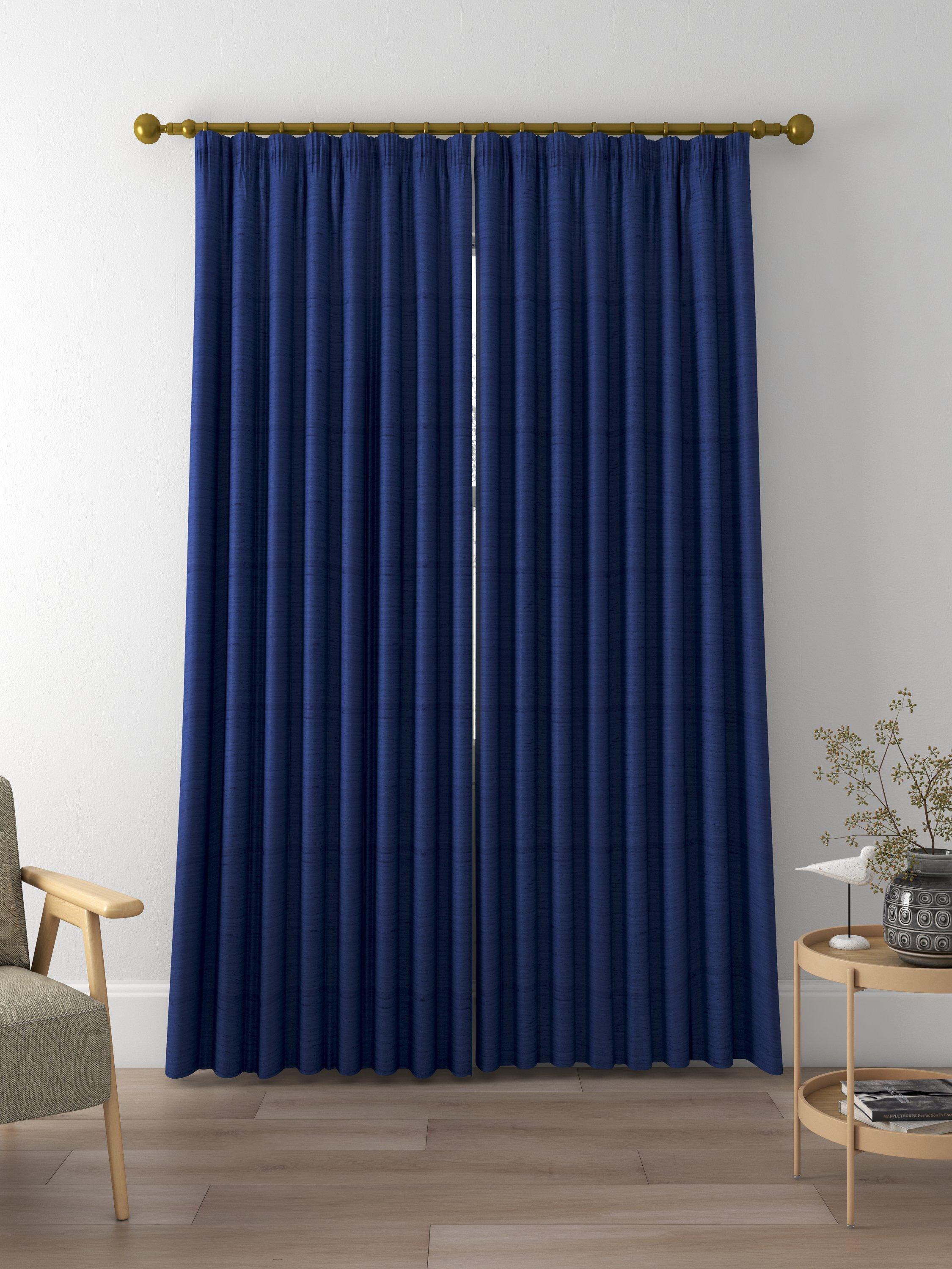 Designers Guild Chinon Made to Measure Curtains, Ink