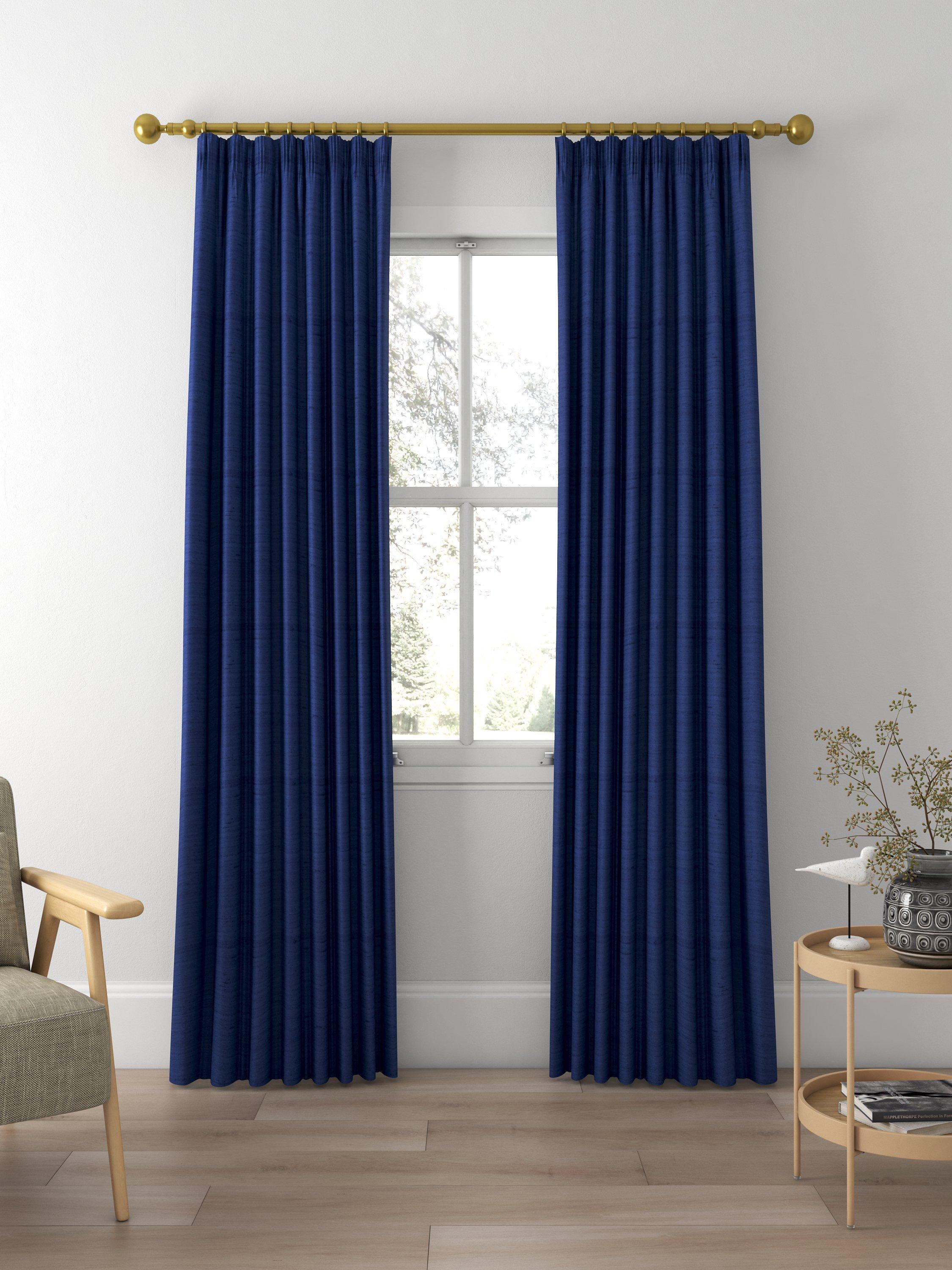 Designers Guild Chinon Made to Measure Curtains, Ink