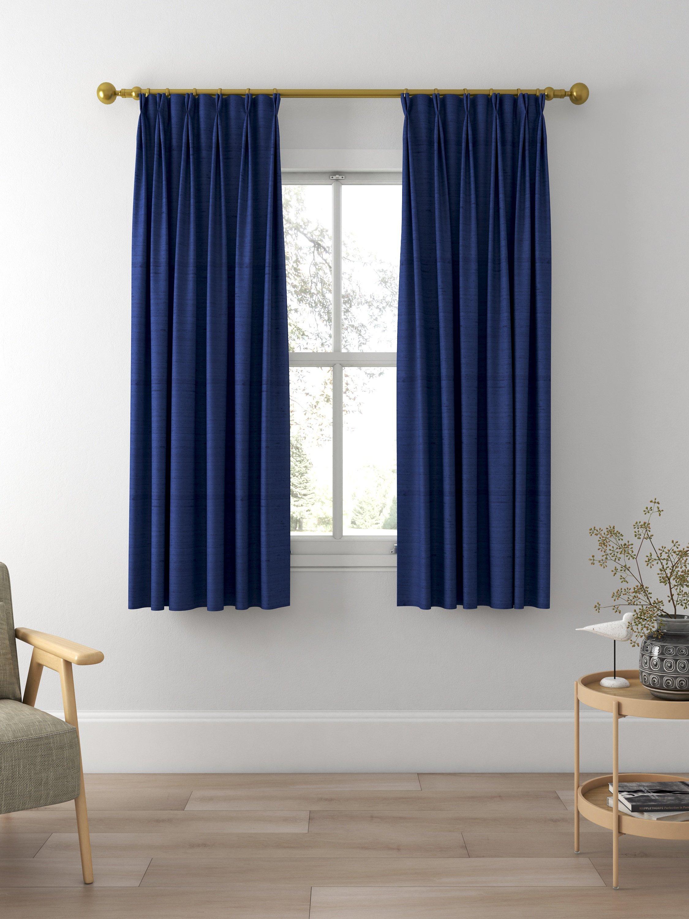 Designers Guild Chinon Made to Measure Curtains, Ink