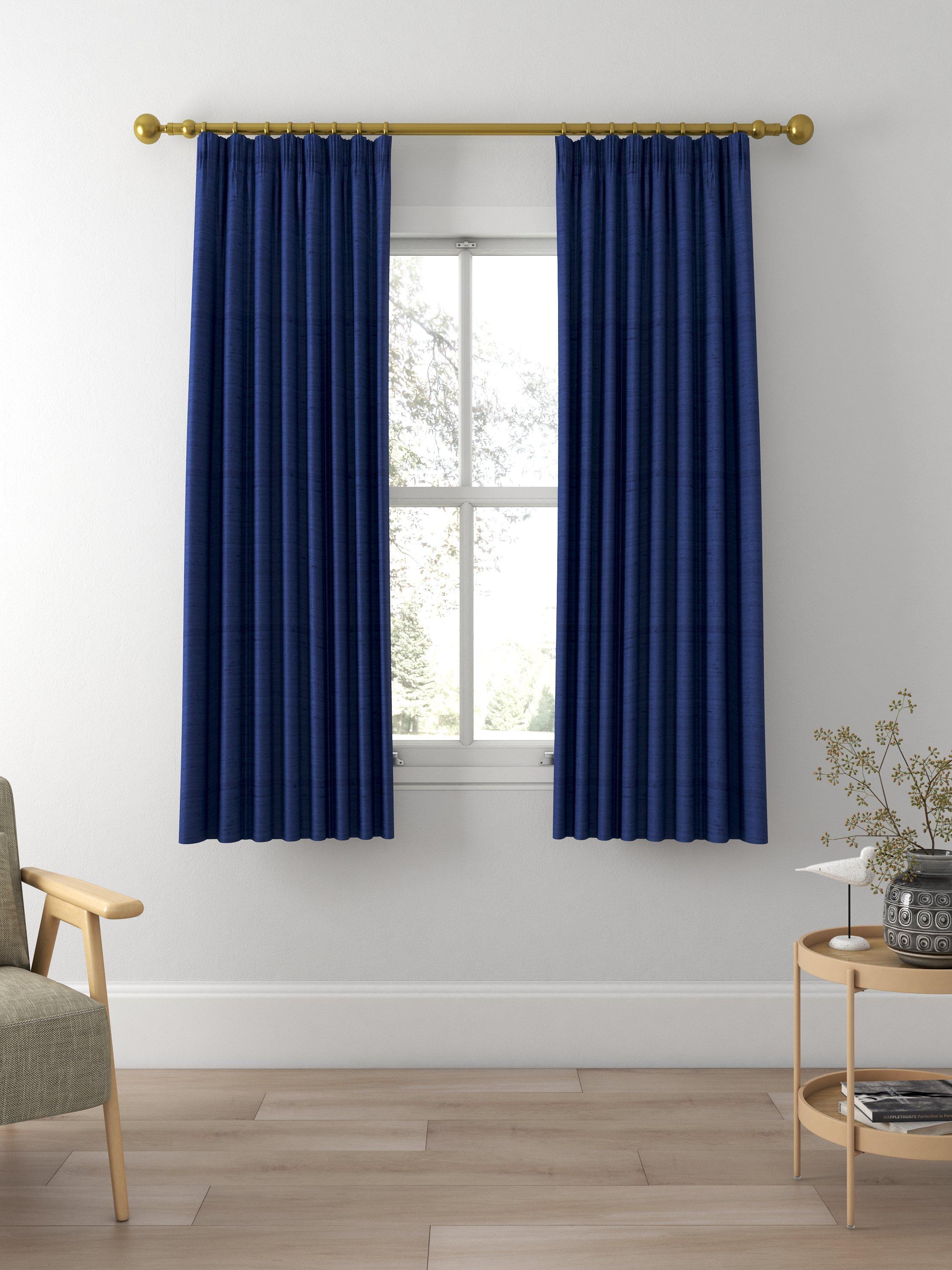 Designers Guild Chinon Made to Measure Curtains, Ink